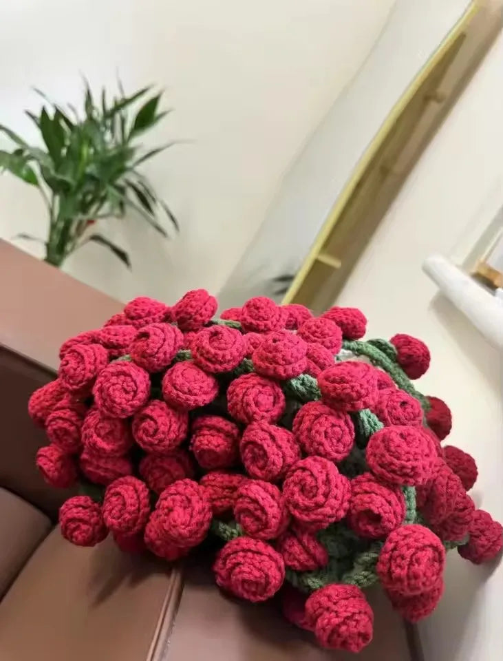 Crochet Flower Bouquet Blanket