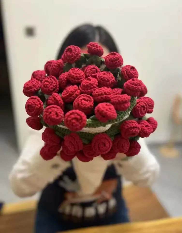 Crochet Flower Bouquet Blanket