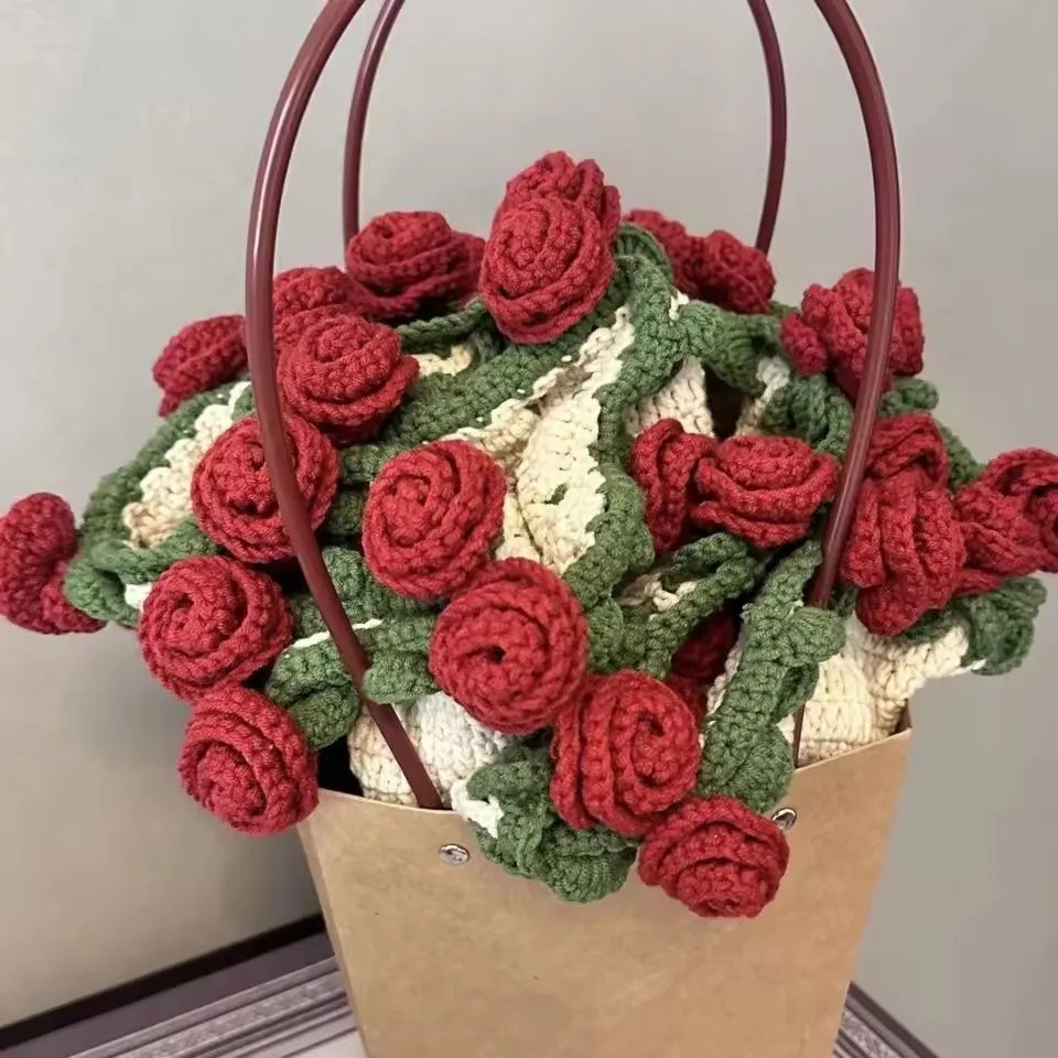 Crochet Flower Bouquet Blanket