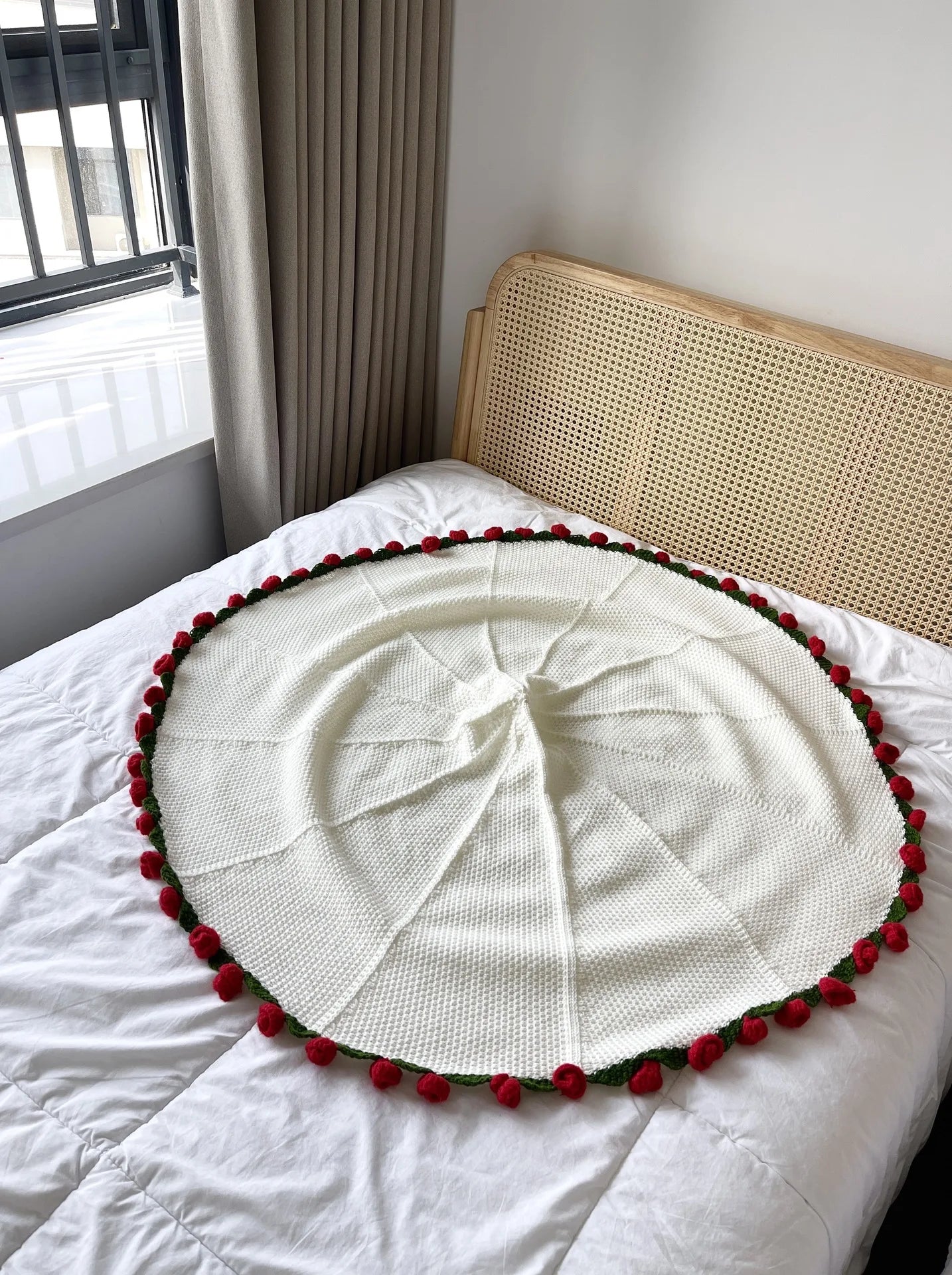 Crochet Flower Bouquet Blanket
