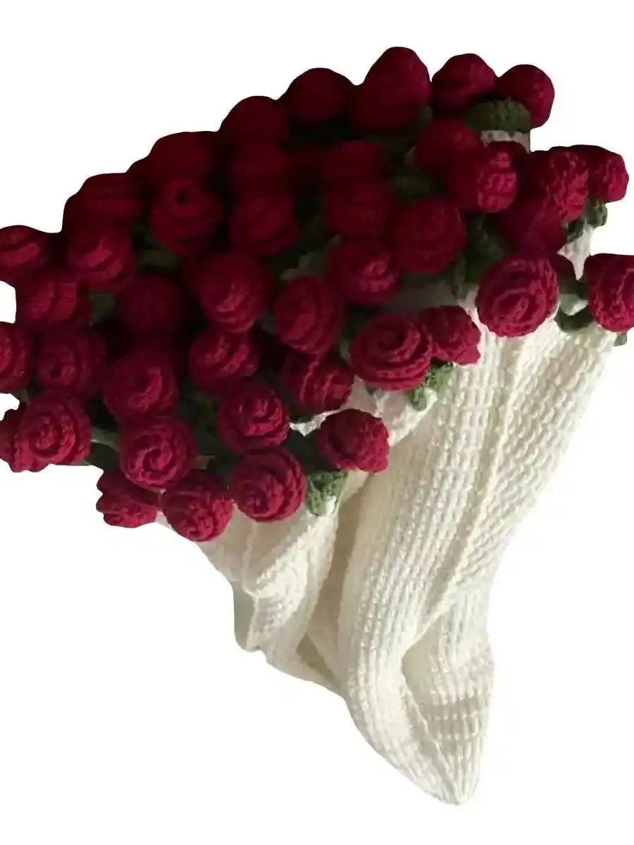 Crochet Flower Bouquet Blanket