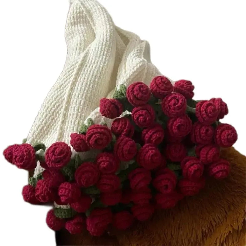 Crochet Flower Bouquet Blanket