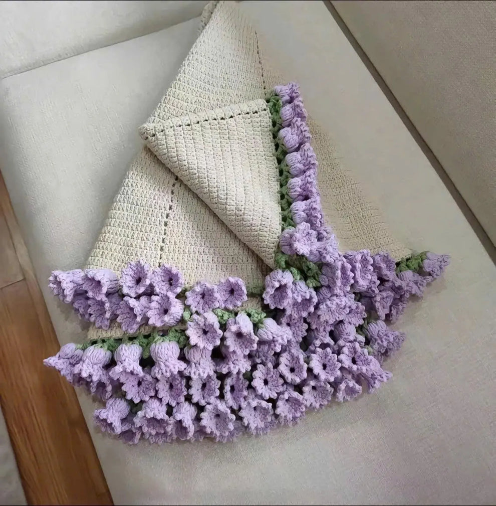 Crochet Flower Bouquet Blanket