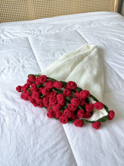 Crochet Flower Bouquet Blanket
