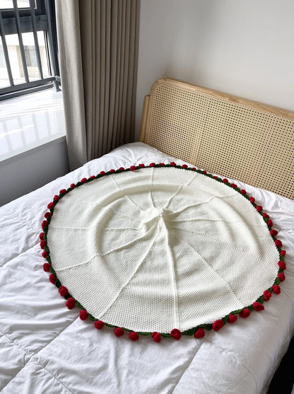 Crochet Flower Bouquet Blanket